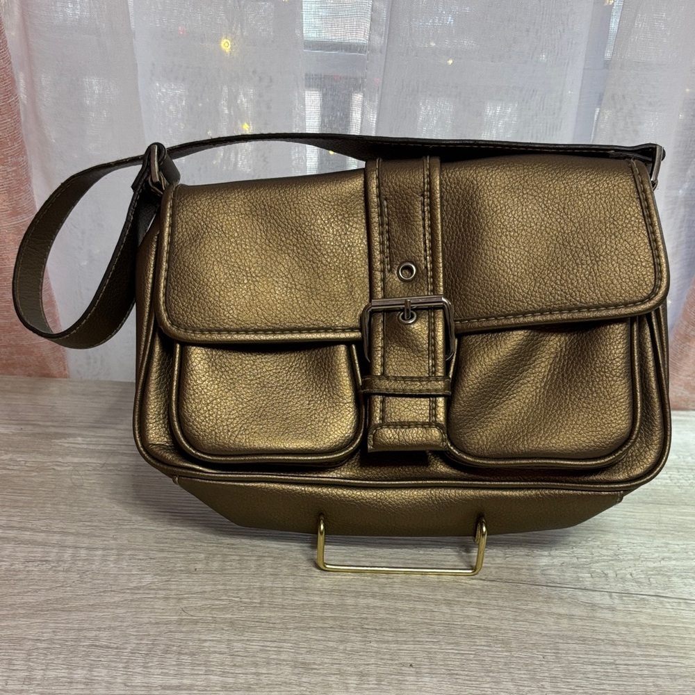 Elegant Villager Bronze Shoulder Bag
